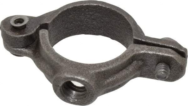 Empire - 3/4" Pipe, 3/8" Rod, Malleable Iron Split Ring Hanger - Black, 180 Lb Capacity - Best Tool & Supply