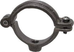 Empire - 1-1/4" Pipe, 3/8" Rod, Malleable Iron Split Ring Hanger - Black, 180 Lb Capacity - Best Tool & Supply