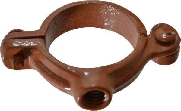 Empire - 1-1/4" Pipe, 3/8" Rod, Malleable Iron Split Ring Hanger - Epoxy Coated - Best Tool & Supply