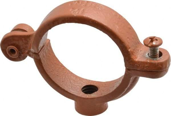 Empire - 1-1/2" Pipe, 3/8" Rod, Malleable Iron Split Ring Hanger - Epoxy Coated - Best Tool & Supply