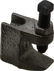 Empire - 3/4" Max Flange Thickness, 3/8" Rod Top Beam Clamp - 350 Lb Capacity, Ductile Iron - Best Tool & Supply