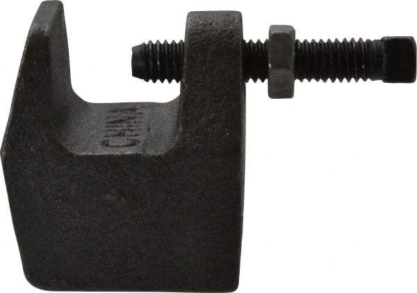 Empire - 3/4" Max Flange Thickness, 3/4" Rod Top Beam Clamp - 700 Lb Capacity, Ductile Iron - Best Tool & Supply