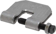 Empire - 3/4" Max Flange Thickness, 3/8" Rod C-Clamp with Locknut - 400 Lb Capacity, Carbon Steel - Best Tool & Supply