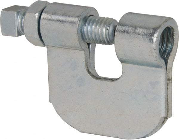 Empire - 3/4" Max Flange Thickness, 5/8" Rod C-Clamp with Locknut - 550 Lb Capacity, Carbon Steel - Best Tool & Supply