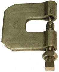 Empire - 3/4" Max Flange Thickness, 3/4" Rod C-Clamp with Locknut - 630 Lb Capacity, 304 Stainless Steel - Best Tool & Supply