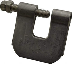 Empire - 3/4" Max Flange Thickness, 3/8" Rod C-Clamp with Locknut - 400 Lb Capacity, 304 Stainless Steel - Best Tool & Supply