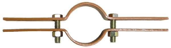 Empire - 2-1/2" Pipe, Copper Plated Riser Clamp - 400 Lb Capacity, Carbon Steel - Best Tool & Supply