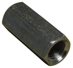 Empire - 1/2-13 Thread, 1-3/4" OAL Stainless Steel Standard Coupling Nut - Uncoated - Best Tool & Supply