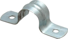 Empire - 1/2 Pipe, Carbon Steel, Galvanized Pipe, Conduit or Tube Strap - 2 Mounting Holes - Best Tool & Supply