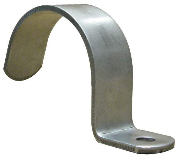 Empire - 1-1/2" Pipe, Grade 304 Stainless Steel," Pipe or Conduit Strap - 1 Mounting Hole - Best Tool & Supply