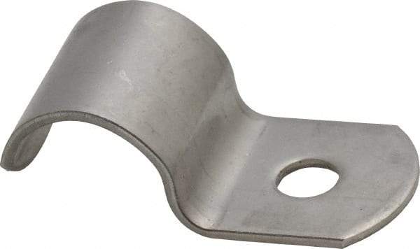 Empire - 3/8" Pipe, Grade 304 Stainless Steel," Pipe or Conduit Strap - 1 Mounting Hole - Best Tool & Supply