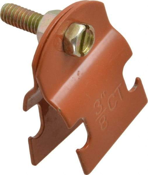 Empire - 3/8" Pipe, Tube Clamp - Copper Plated - Best Tool & Supply