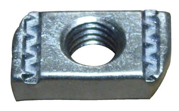 Empire - 3/4" Rod, Electro Galvanized Carbon Steel Strut Nut - Used for Attaching Hanger Rod or Other Accessories to Strut - Best Tool & Supply