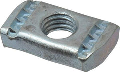 Empire - 1/2" Rod, Electro Galvanized Carbon Steel Strut Nut - Used for Attaching Hanger Rod or Other Accessories to Strut - Best Tool & Supply