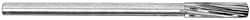 Alvord Polk - 31/64" High Speed Steel 6 Flute Chucking Reamer - Spiral Flute, 0.4355" Straight Shank, 2" Flute Length, 8" OAL - Best Tool & Supply