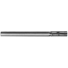 Chucking Reamer: 13/64″ Dia, 3-5/8″ OAL, 1-1/4″ Flute Length, Straight Shank, High Speed Steel 6 Flute, RH