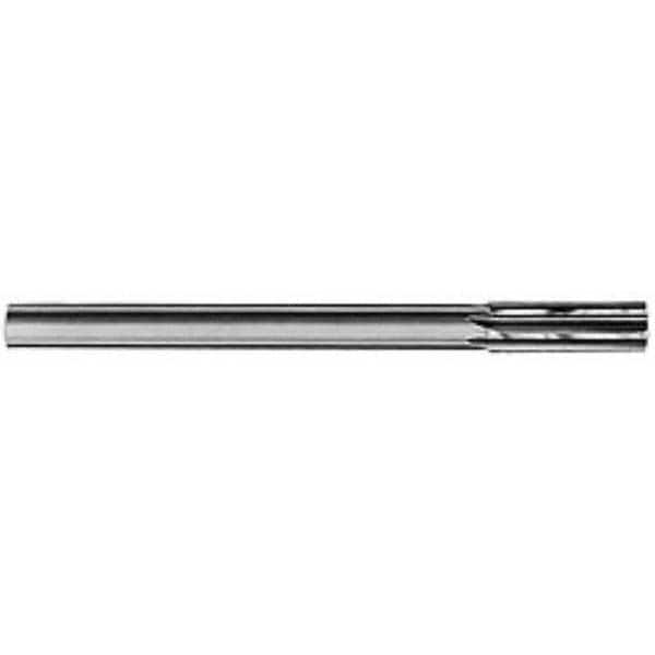 Chucking Reamer: 39/64″ Dia, 4″ OAL, 1-3/4″ Flute Length, Straight Shank, Solid Carbide 6 Flute, RH