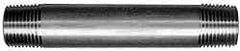 Value Collection - Schedule 80, 1/2" Pipe x 24" Long, Grade 316 Stainless Steel Pipe Nipple - Seamless & Threaded - Best Tool & Supply