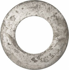 Value Collection - 2-1/2" Screw, Grade 2 Steel USS Flat Washer - 2.615" ID x 5.045" OD, 0.28" Thick, Galvanized Finish - Best Tool & Supply