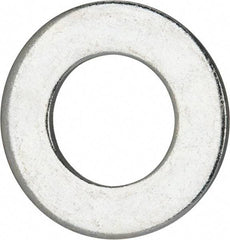 Value Collection - 1-1/4" Screw, Grade 2 Steel SAE Flat Washer - 1-3/8" ID x 2-1/2" OD, 0.192" Thick, Zinc-Plated Finish - Best Tool & Supply