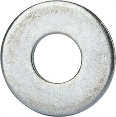 Value Collection - 7/8" Screw, Grade 2 Steel USS Flat Washer - 0.931" ID x 2.28" OD, 0.192" Thick, Zinc-Plated Finish - Best Tool & Supply