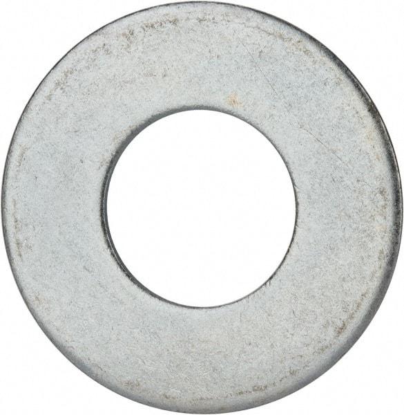 Value Collection - 1-3/4" Screw, Grade 2 Steel USS Flat Washer - 1.865" ID x 4.045" OD, 0.213" Thick, Zinc-Plated Finish - Best Tool & Supply