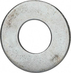 Value Collection - 1-1/2" Screw, Grade 2 Steel USS Flat Washer - 1.615" ID x 3.545" OD, 0.213" Thick, Zinc-Plated Finish - Best Tool & Supply