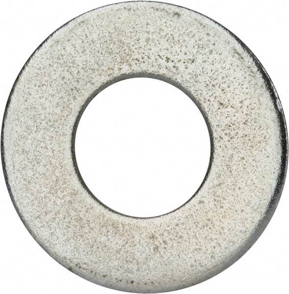 Value Collection - 2" Screw, Grade 2 Steel USS Flat Washer - 2.115" ID x 4.545" OD, 0.213" Thick, Zinc-Plated Finish - Best Tool & Supply