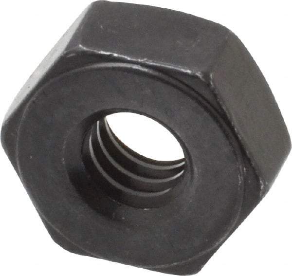 Value Collection - 1/4-20 UNC Steel Right Hand Heavy Hex Nut - 1/2" Across Flats, 15/64" High, Uncoated, 2B Class of Fit - Best Tool & Supply