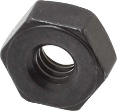 Value Collection - 1/4-20 UNC Steel Right Hand Heavy Hex Nut - 1/2" Across Flats, 15/64" High, Uncoated, 2B Class of Fit - Best Tool & Supply