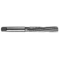 Made in USA - 23/32" Diam, Straight Shank, 4-1/16" Flute, Hand Reamer - Best Tool & Supply