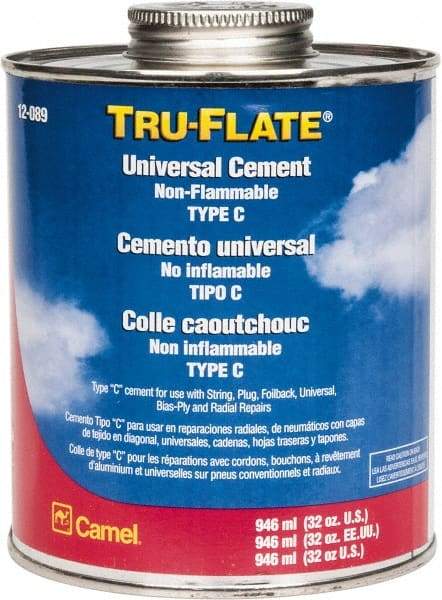 Schrader/Plews - 1 Qt. Cement - For Tire Repair - Best Tool & Supply