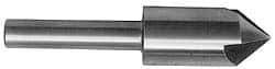 Keo - 7/8" Head Diam, 1/2" Shank Diam, 4 Flute 90° High Speed Steel Countersink - Bright Finish, 4-1/4" OAL, Single End, Straight Shank, Right Hand Cut - Best Tool & Supply