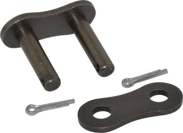 Browning - 1" Pitch, ANSI 80, Cottered Roller Chain Connecting Link - For Use with Single Strand Chain - Best Tool & Supply