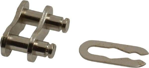 Browning - 3/8" Pitch, ANSI 35, Roller Chain Connecting Link - For Use with Single Strand Chain - Best Tool & Supply