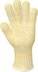 Jomac Products - Size L Cotton Lined Kevlar/Nomex Hot Mill Glove - 13" OAL, Continuous Knit Cuff - Best Tool & Supply