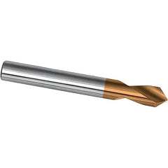 90° 0.9843″ Diam 5-3/8″ OAL Cobalt Spotting Drill TiAlN Finish, 1-3/4″ Flute Length, 0.9843″ Shank Diam, RH Cut, Series 0995