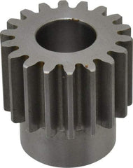 Browning - 12 Pitch, 1-1/2" Pitch Diam, 1.66" OD, 18 Tooth Spur Gear - 1" Face Width, 3/4" Bore Diam, 1-1/4" Hub Diam, 20° Pressure Angle, Steel - Best Tool & Supply