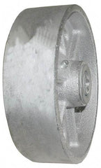 Value Collection - 4 Inch Diameter x 1-1/2 Inch Wide, Cast Iron Caster Wheel - 600 Lb. Capacity, 1-5/8 Inch Hub Length, 1/2 Inch Axle Diameter, Roller Bearing - Best Tool & Supply