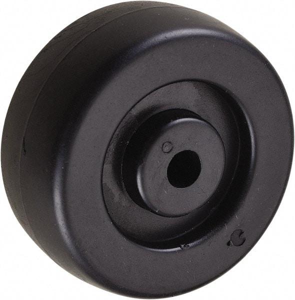 Value Collection - 2-1/2 Inch Diameter x 1-1/8 Inch Wide, Polyolefin Caster Wheel - 175 Lb. Capacity, 1-1/8 Inch Hub Length, 5/16 Inch Axle Diameter, Plain Bearing - Best Tool & Supply