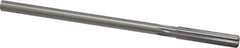 Made in USA - 5/16" High Speed Steel 6 Flute Chucking Reamer - Straight Flute, 0.2792" Straight Shank, 1-1/2" Flute Length, 6" OAL - Best Tool & Supply