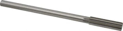 Made in USA - 9/16" High Speed Steel 8 Flute Chucking Reamer - Straight Flute, 0.4355" Straight Shank, 2" Flute Length, 8" OAL - Best Tool & Supply