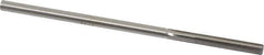 Made in USA - #5 High Speed Steel 6 Flute Chucking Reamer - Straight Flute, 0.2016" Straight Shank, 1-1/4" Flute Length, 5" OAL - Best Tool & Supply