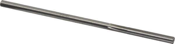 Made in USA - #6 High Speed Steel 6 Flute Chucking Reamer - Straight Flute, 0.1945" Straight Shank, 1-1/4" Flute Length, 5" OAL - Best Tool & Supply