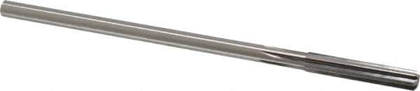 Made in USA - Letter J High Speed Steel 6 Flute Chucking Reamer - Straight Flute, 1/4" Straight Shank, 1-1/2" Flute Length, 6" OAL - Best Tool & Supply