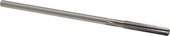 Made in USA - Letter J High Speed Steel 6 Flute Chucking Reamer - Straight Flute, 1/4" Straight Shank, 1-1/2" Flute Length, 6" OAL - Best Tool & Supply