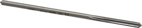 Made in USA - 4mm High Speed Steel 6 Flute Chucking Reamer - Straight Flute, 0.151" Straight Shank, 1" Flute Length, 4" OAL - Best Tool & Supply