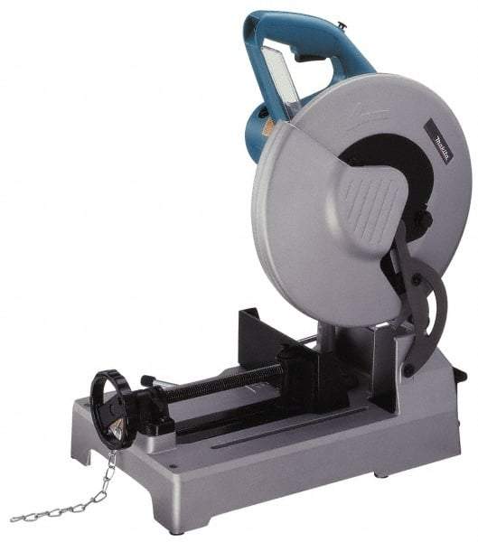 Makita - 12" Blade Diam, 1" Arbor Hole, Miter Metal Chop & Cutoff Saw - 1,300 RPM, 115 Volts, 1 Phase - Best Tool & Supply