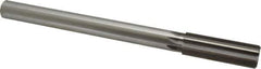 Made in USA - 22.5mm High Speed Steel 8 Flute Chucking Reamer - Straight Flute, 3/4" Straight Shank, 2-5/8" Flute Length, 10" OAL - Best Tool & Supply