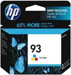 Hewlett-Packard - Cyan, Magenta & Yellow Ink Cartridge - Use with HP Deskjet D4145, D4155, D4160, 5440, Photosmart C3140, C3150, C3180, Printer, Scanner, Copier 1507, 1510 - Best Tool & Supply